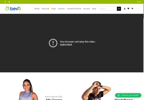 bevosportswear.com capture - 2025-08-17 12:28:02