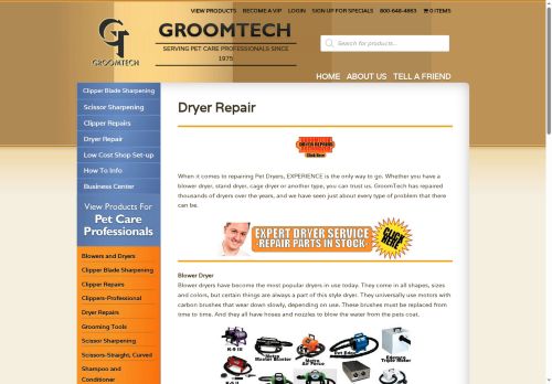 dogdryerrepair.com capture - 2025-08-17 13:59:12