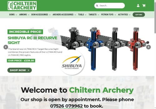 chilternarchery.com capture - 2025-08-17 16:03:57