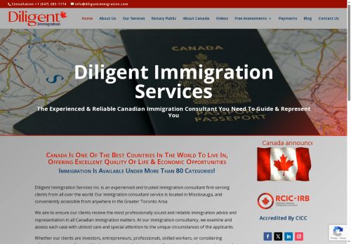 diligentmigration.com capture - 2025-08-17 19:25:21