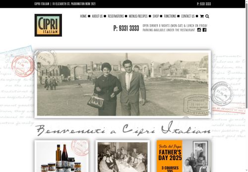 cipriitalian.com capture - 2025-08-17 19:26:28
