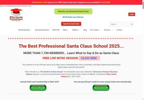 worldwidesantanetwork.com capture - 2025-08-18 11:28:36