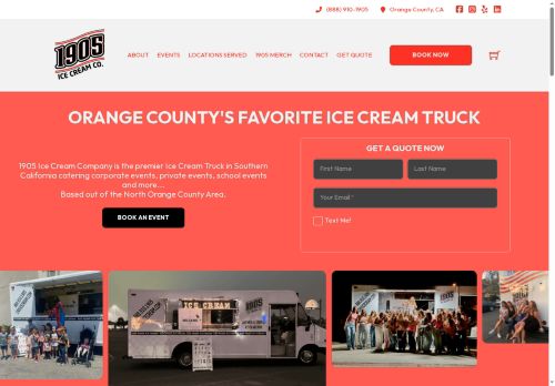 1905icecream.com capture - 2025-08-18 13:01:52