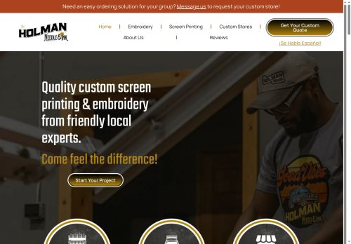 holmanneedleink.com capture - 2025-08-18 13:20:08