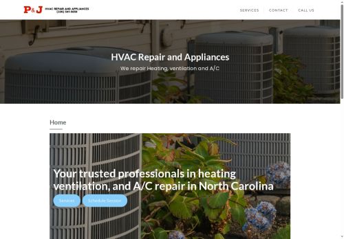 pjhvacrepair.com capture - 2025-08-20 21:54:34