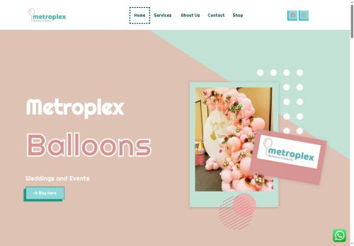 metroplexballoons.com capture - 2025-08-20 23:16:44