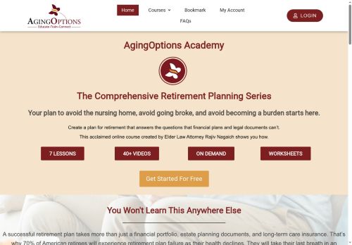 agingoptionsacademy.com capture - 2025-08-20 23:49:28