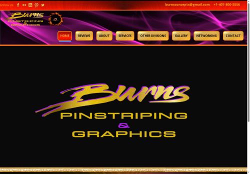 burnspinstriping.com capture - 2025-08-21 00:24:07