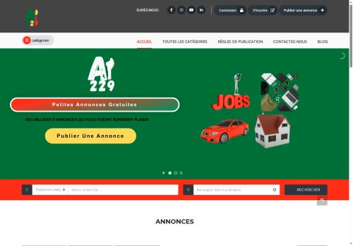 annonces229.com capture - 2025-08-21 07:28:50