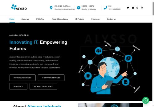 alyssoinfotech.com capture - 2025-08-21 10:05:09