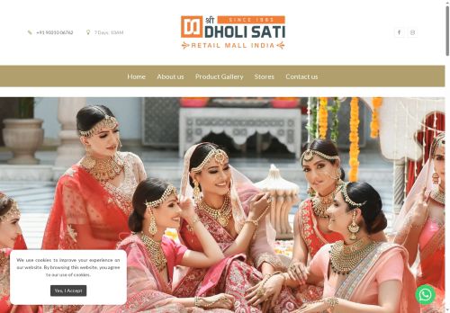 shreedholisatiretailmall.com capture - 2025-08-21 11:10:18