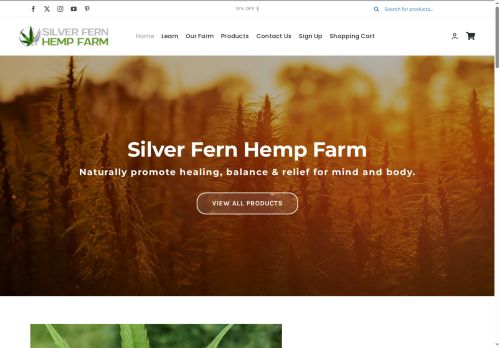 silverfernhemp.com capture - 2025-08-21 11:47:01