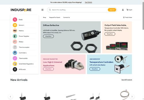 induspare.com capture - 2025-08-21 12:12:09