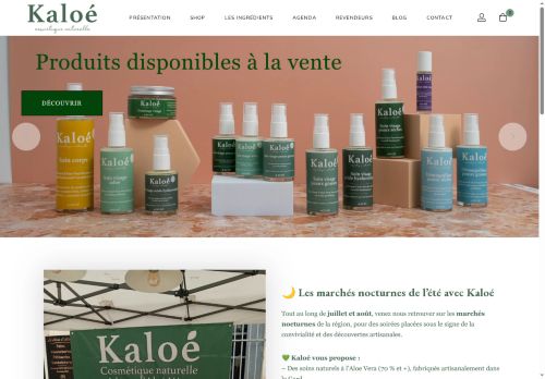 kaloe-cosmetique-naturelle.com capture - 2025-08-21 16:25:36