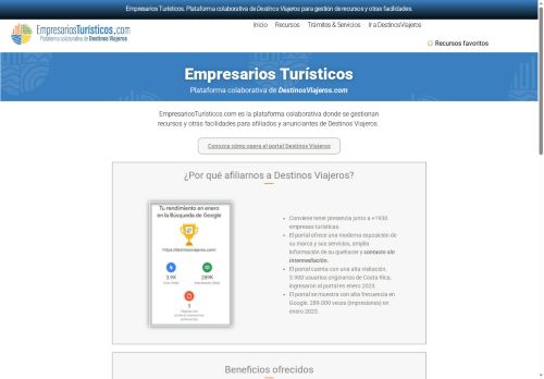 empresariosturisticos.com capture - 2025-08-21 18:13:32