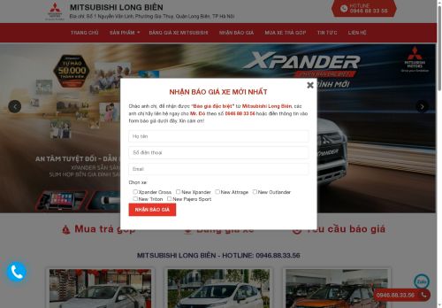 mitsubishiotolongbien.com capture - 2025-08-21 20:01:44