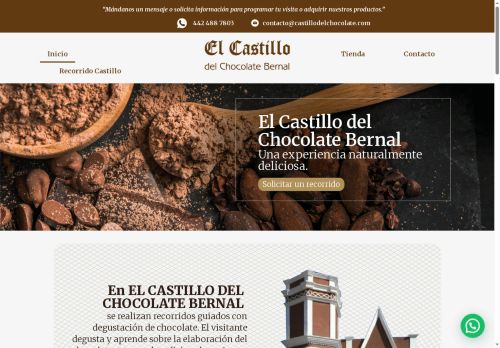 castillodelchocolate.com capture - 2025-08-21 20:21:47