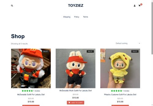 toyziez.com capture - 2025-08-21 20:29:15