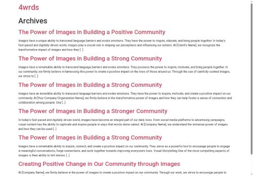 4wrds.com capture - 2025-08-21 22:08:59