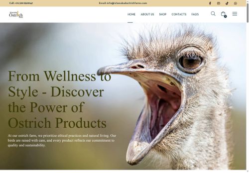 islamabadostrichfarms.com capture - 2025-08-22 03:18:04