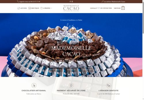 mademoiselle-cacao.com capture - 2025-08-22 06:59:07