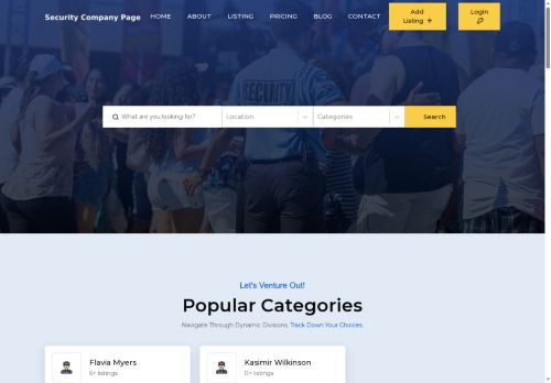 securitycompanypage.com capture - 2025-08-22 08:21:02