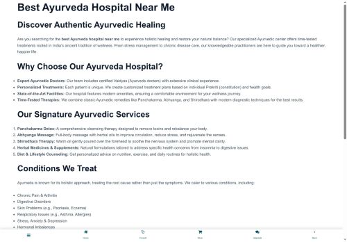 ayurvedabhilai.com capture - 2025-08-22 13:29:58