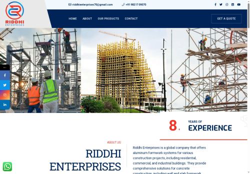 riddhi-enterprises.com capture - 2025-08-22 13:47:14