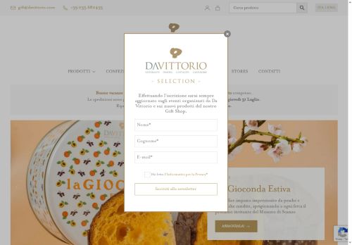 davittorioselection.com capture - 2025-08-22 14:46:38