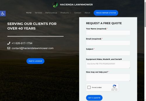 haciendalawnmower.com capture - 2025-08-22 20:04:43