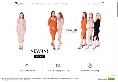 dalianiboutique.com capture - 2025-08-22 23:44:24