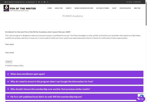 penofthewriteracademy.com capture - 2025-08-23 06:23:24