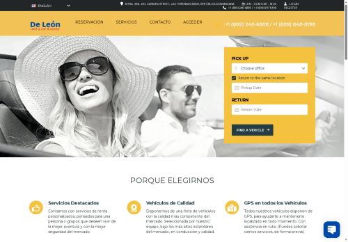 deleonrentcar.com capture - 2025-08-23 09:09:39