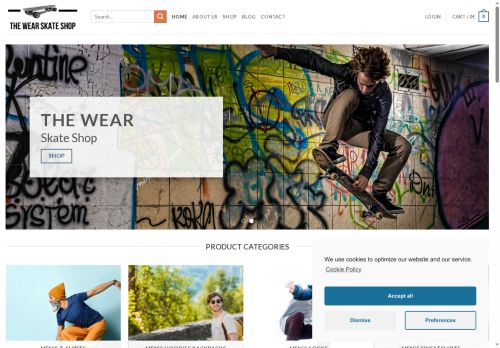thewearskateshop.com capture - 2025-08-23 12:15:17