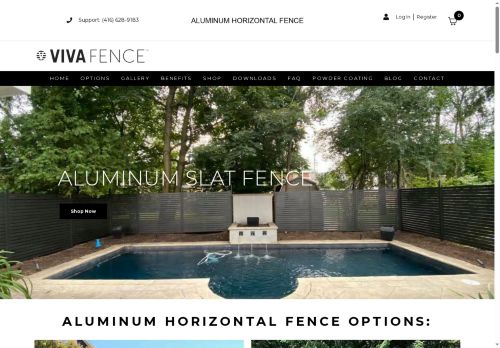 aluminumhorizontalfence.com capture - 2025-08-23 19:28:41