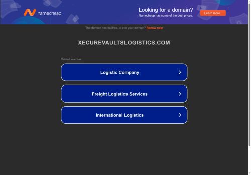 xecurevaultslogistics.com capture - 2025-08-23 22:09:51