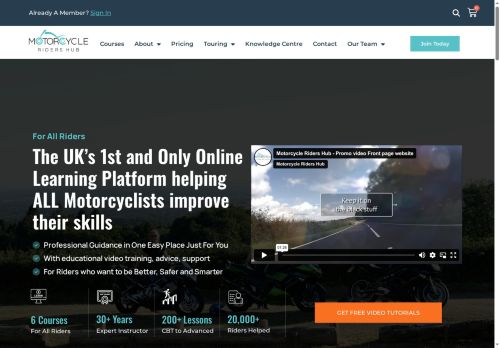 motorcycleridershub.com capture - 2025-08-24 09:21:40