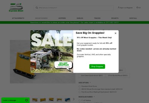 expresssteelpushers.com capture - 2025-08-24 11:56:07