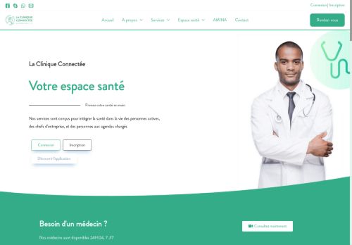lacliniqueconnectee.com capture - 2025-08-24 12:50:41