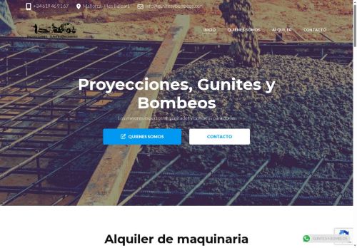 proyeccionesybombeos.com capture - 2025-08-24 13:14:40