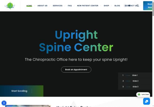 uprightspinecenter.com capture - 2025-08-24 14:37:33