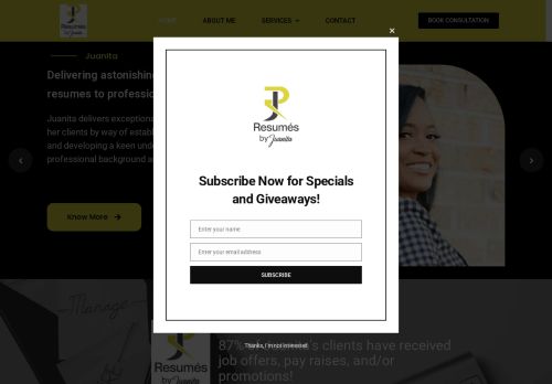 resumesbyjuanita.com capture - 2025-08-24 15:28:00
