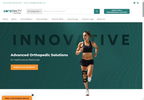 coretechorthobracing.com capture - 2025-08-24 19:38:51