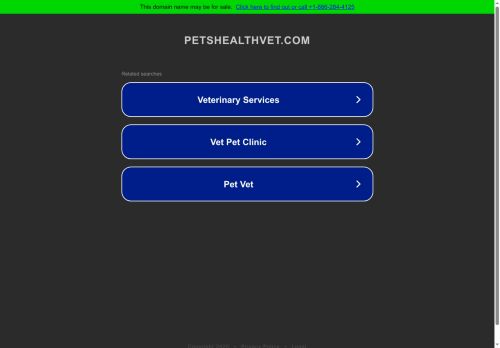 petshealthvet.com capture - 2025-08-24 21:04:43