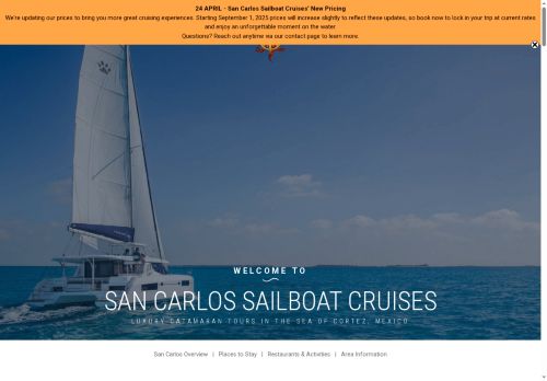 sancarlossailboatcruises.com capture - 2025-08-25 02:49:49