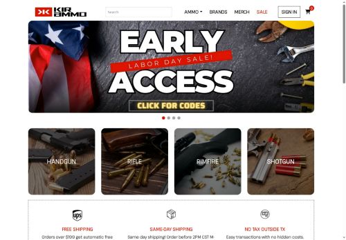 kira-ammo.com capture - 2025-08-25 03:33:30