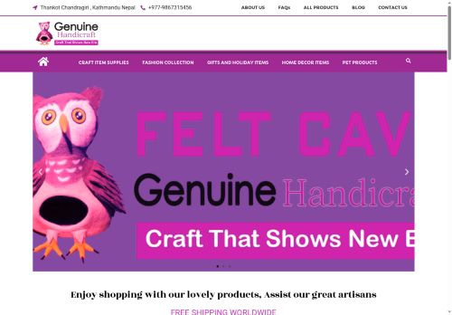 genuinehandicraft.com capture - 2025-08-25 04:53:22