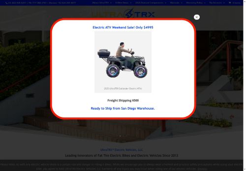 ultratrxelectricbikes.com capture - 2025-08-25 05:10:56