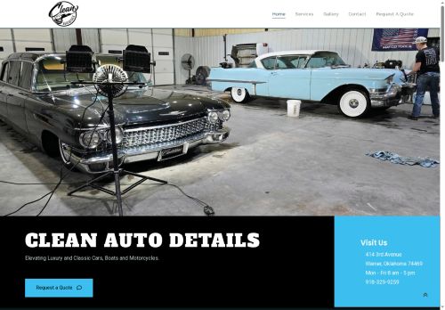 cleanautodetails.com capture - 2025-08-25 05:46:09