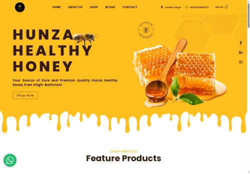 hunzahealthyhoney.com capture - 2025-08-25 05:53:54